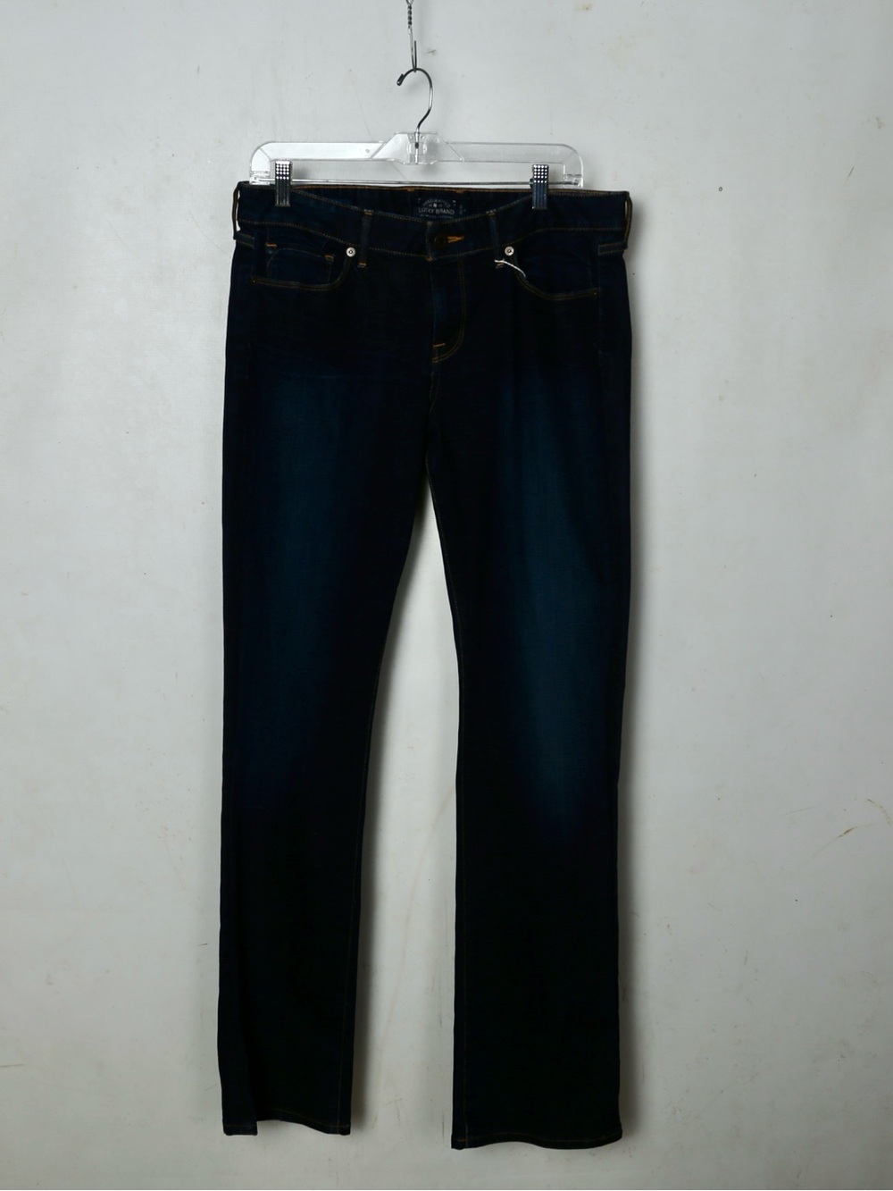 Lucky Brand Women's Dark Indigo Straight Leg Jeans